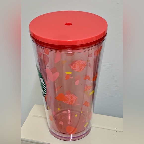 Valentines Day 2020 Exclusive Starbucks Double Walled 16 oz Lidded Tumbler - Picture 7 of 15